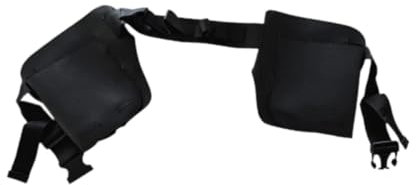 Sharplace Portabottiglie Da Birra per Uomo Portabottiglie Da Birra Borsa Da Appesa Alla Vita Fondina Da Birra per Feste All'aperto, Riunioni, Nero