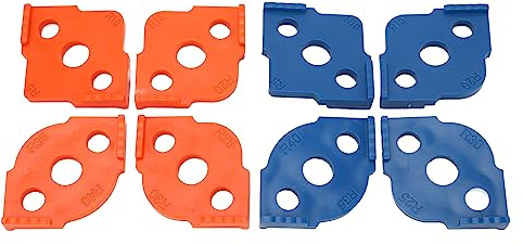 Gabarit de fraisage de rayon, 8 pièces, gabarit de rayon d'angle en ABS de qualité supérieure, positionneur d'angle pour bricolage, décoration intérieure, projets de menuiserie,