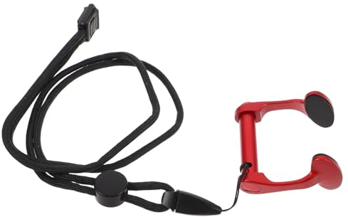 Abaodam Clip de Nez de Natation Alliage Aluminium Antidérapant Rouge Protection de Pression pour Plongée et Natation Adulte Garçon Fille Accessoire Confortable et Sécurisé