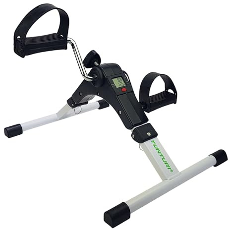 Tunturi Minibike mit Computer, klappbares Minifahrrad, Armtrainer, Beintrainer