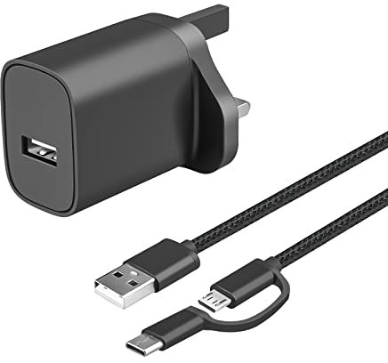 Type C 5V3A 15W Power Charger Compatible with Fire HD 10 9th Gen Tablet, Compatible with Kindle Fire HD 6 7 8.9 9.7, Compatible with Fire 7 HD 8 10 Tablet