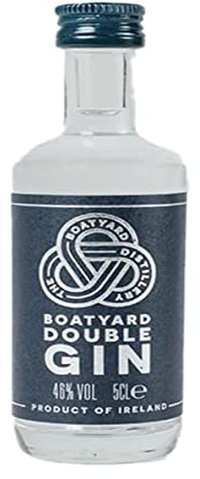 Boatyard Double Gin | 5cl | 46% | Organic Irish Gin | B Corp Certified | Notes of Citrus and Floral Sweetness