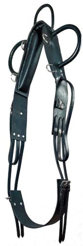 Brama West Voltigiergurt und Reitlerngurt Training schwarz - Gr. Full