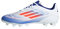 adidas Unisex F50 Club Football Boots Flexible Ground Fußballschuhe, Cloud White/Solar Red/Lucid Blue, 43 1/3 EU