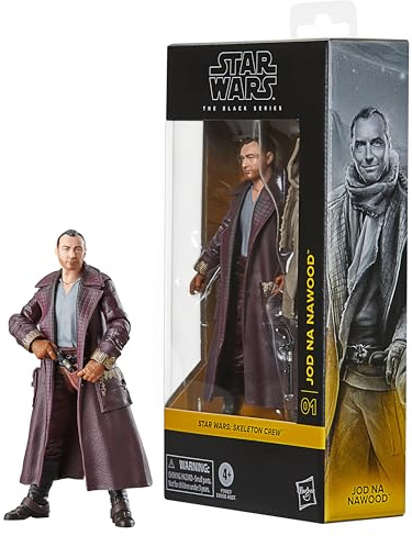 Star Wars Hasbro, The Black Series, Jod Na Nawood, action figure ispirata alla serie Skeleton Crew, da 15 cm