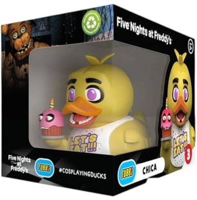 TUBBZ Boxed Edition: Five Nights At Freddy's - Chica Cosplaying Rubber Duck Vinyl Figure