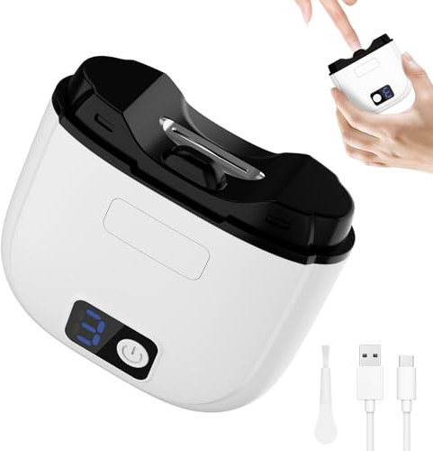 Coupe-ongles électrique 3 en 1, coupe et meulage automatiques, avec grattoir à ongles, affichage LED intelligent et lumineux, rechargeable par USB, sans danger pour les bébés, les enfants, les adultes