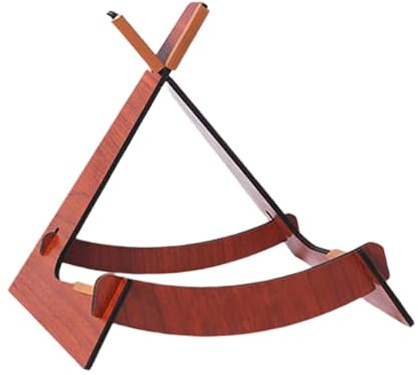 TTETTZ Soporte para Guitarra Soporte Universal para Bajo Ukulele Violín Soporte XL de Instrumentos Musicales Base Antideslizante Apto para Coleccionistas Pro, Color Madera Clara