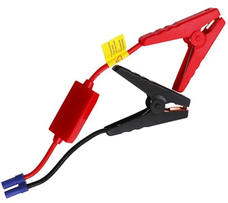 Genérico Cables De Arranque Auxiliar De 12 V - Clips De Batería De Alta Resistencia De 10 AWG Al Conector EC5 | Cable De Puente De Repuesto para Coche, Conjunto con Rizador De para Vehículo De Emerge
