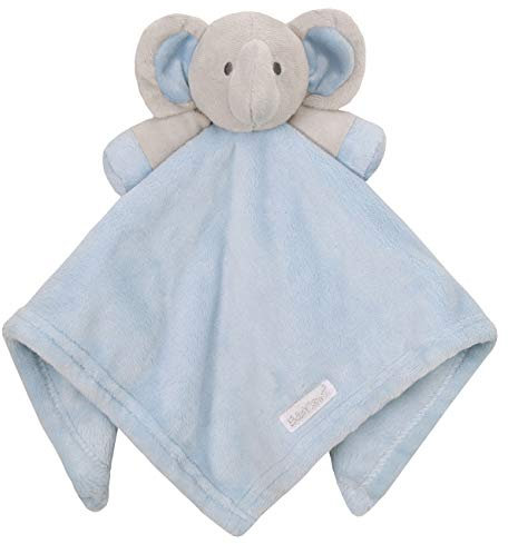 BABY TOWN Babytown Baby Boys & Girls Animal Snuggle Comforter Blanket, One Size, Blue Elephant