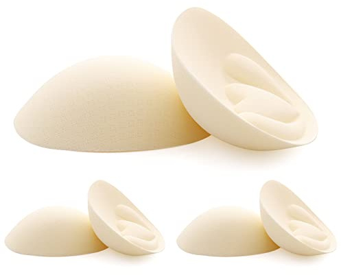 FOOT OF THE TREE Super Thick Bra Pads Inserts 3 Pairs Removable Breast Enhancers Push Up Bra Cups Paddings,BE4CM-M