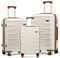 Sea choice Kofferset Hartschalenkoffer 3 Teilig Trolley Koffer ABS Leicht Gepäckset Reisekoffer Handgepäck Sets mit TSA Schloss und 4 Rollen YKK Reißverschluss M/L/XL, 55/67/76cm