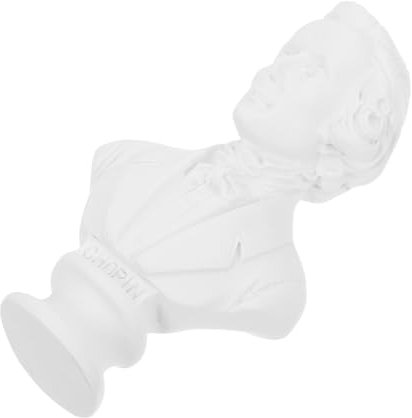 Alipis Elegante Büstenstatue Aus Kunstharz Mini-Musiker-skulptur für und Dekoration