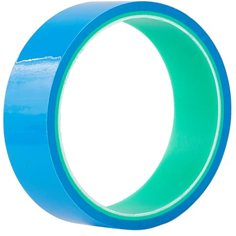 CREATCABIN Tubeless Felgenband Fahrradfelgenband Fahrradfelgenschutzstreifen Liner Vakuum Reifenpolsterband Breite 25mmX10m Rolle Reifenfelgenbänder Für MTB Rennrad Fahrradfelgen Räder Carbon Kit Blau