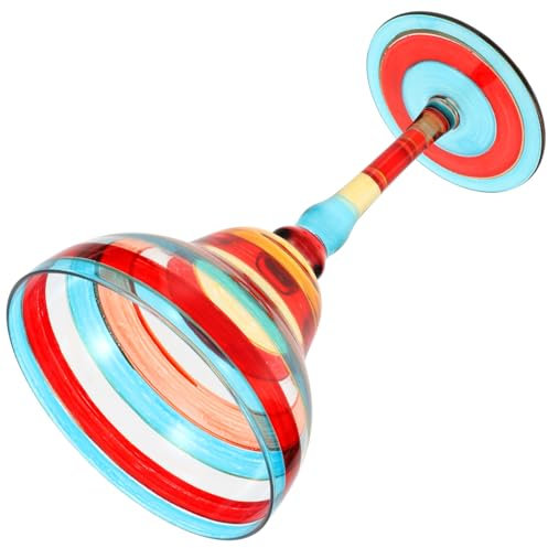 PRETYZOOM Copa De Margarita Pintada Decorativa De Vidrio Transparente Diseño De Rayas Rojas, Cristalería Para Cóctel y Vino, Adecuado Para Fiestas, Bodas y Cenas,