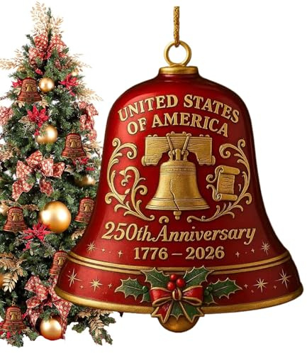 Quorvex Campana Navideña De Adorno | Campanilla Colgante Festiva para Celebraciones - Accesorios De Ambiente Festivo, Decoración Navideña para Fiestas Exteriores Jardín Alfeizar Hogar