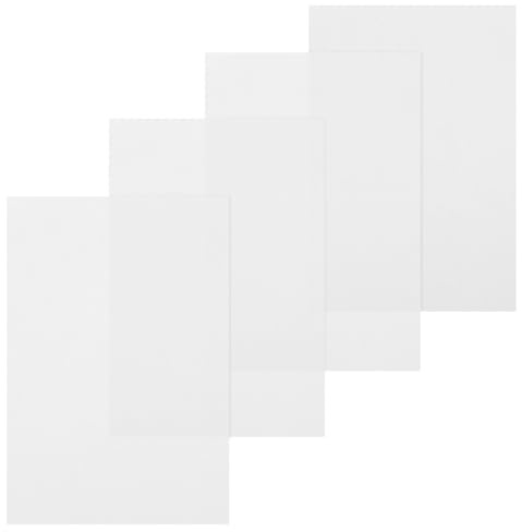 GALPADA Lot de 4 Cartes de Nettoyage pour Scanner de Chèques Feuilles Dépoussiérantes et Dégraissantes Compatibles Lecteurs de Cartes à Puce Imprimantes et Distributeurs Automatiques