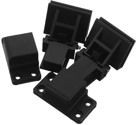 MUELODSIC Cerniera Copertura Antipolvere in Plastico Nero, Facile Installazione, per Protezione e Sostituzione del Coperchio in Home Audio