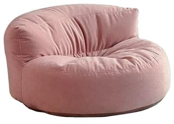 DSFIHJO Funda Puff Funda de puf sin Relleno en el Interior para la Sala de Estar(Pink)
