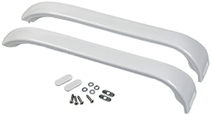 Set di 2 maniglie per porta, in plastica, colore bianco, Bosch Siemens 00369542, per frigorifero, congelatore, dispositivo di raffreddamento utilizzato in KGV KGS KSU KGE KSV KGU ecc