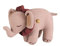 Les petits 120023 Stoff Spieluhr Elefant Rosalie rosa