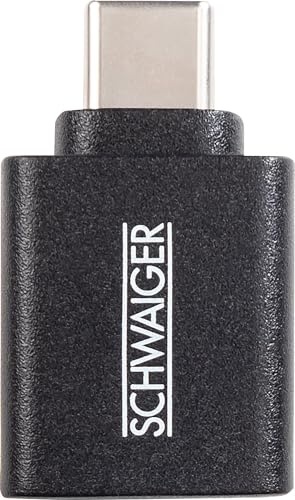 Schwaiger USB-Adapter USB3.1C->USB3.0A schwarz