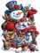 Bits and Pieces - 750 Piece Shaped Jigsaw Puzzle for Adults - Happy Holiday Snowman - 750 pc Christmas Jigsaw by Artist Larry Jones