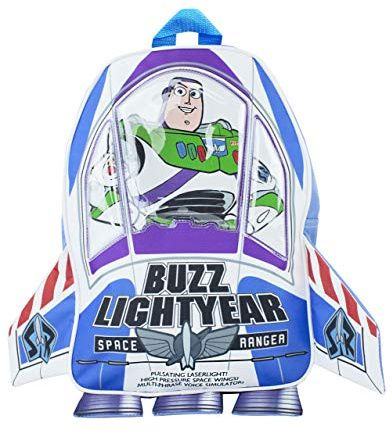 Disney Toy Story Rucksack Kinder Buzz Lightyear 3D Rakete Rucksack Tasche Einheitsgröße