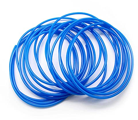 Luftschlauch 6mm Außen x 4mm Innen Pneumatik Schlauch, SRJQXH 10m Druckluftschlauch, Blau Polyurethan Schlauch ist Geeignet für Pneumatische Geräte und Luftkompressor