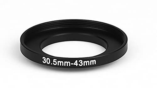 Step Up Bague d'adaptation 30,5 – 43 mm 30,5 mm-43 mm 30,5 mm 43 mm 30,5 mm 30,5 mm 30,5 mm 30,5 30,5 mm 43 mm Lentille compatible avec Nikon Canon Fujifilm Leica Sony Olympus