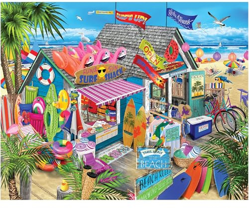 White Mountain Puzzles - Surf Shack - Puzzle 1000 pièces
