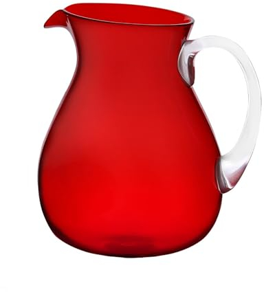 Caraffa Brocca da Acqua Vino Infrangibile Plastica Dura Colore Rosso Pitcher Memento Synth Zani