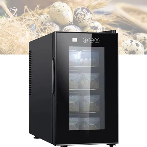 Reptilinkubator, Termostatbox för kylning och uppvärmning, Digital LED-observation, för reptiler Chameleon Lizard Turtle (23L)