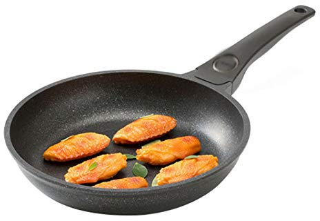 Padella per friggere Pentola da Cucina Senza fumi Padella Grande per friggere Adatta a Tutti i fornelli, Inclusa l'induzione