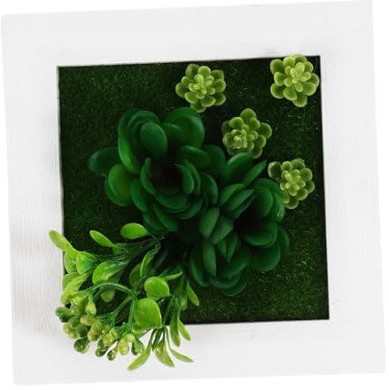 UPKOCH Cadre Photo Murale De Plantes Succulentes Artificielles Décoration Minimaliste Faux Végétation pour Maison Et Bureau Cadre Décoratif avec Variété De Plantes Et Styles