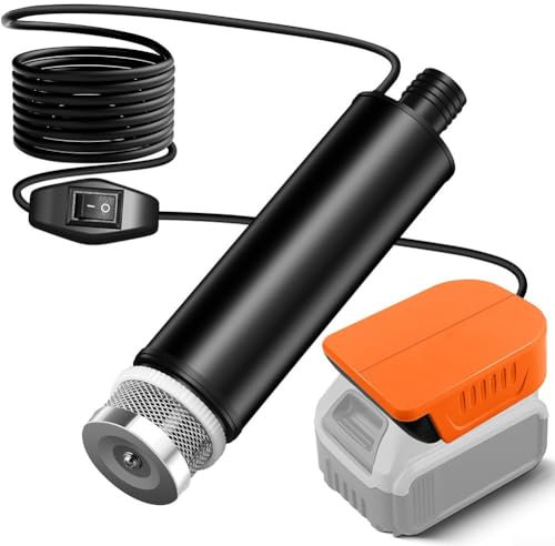 Effective Water Transfer Pump Compatible with for Bosch and for Dewalt 18V Batteries Great for Pools and Gardens (for DCB203)