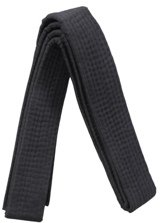 Avejjbaey 180 cm långt mjukt bälte för Karate Judo Taekwondo bälte karate bälte svart bälte kampsport bälte