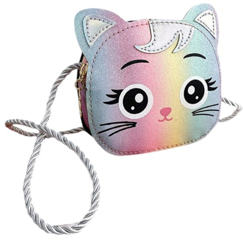 Monedero para Niñas de Unicornio Mini Bolso Cruzado Infantil | Pu y Tela, Diseño Adorable y Moda, Formato Compacto Gran Capacidad, Fácil de Llevar