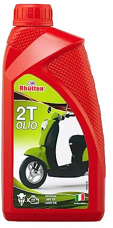 Olio Motore per Moto e Scooter, Rhutten, 2 Tempi, 1L