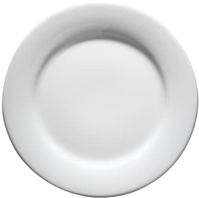 METRO Professional Plato Caterer, porcelana, ¯ 24 cm, llano, blanco, 6 unidades