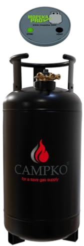 Antarion Pack CAMPKO Kit Bouteille Gpl Campko Réservoir 36 L + Jauge Bluetooth Camping Car