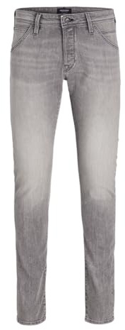 JACK & JONES Jeans da Uomo Slim Fit Jjiglenn JJFOX AM 492 50SPS Noos Slim Fit Jeans, Grigio Denim., 29W x 30L