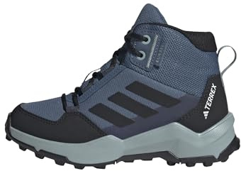 adidas Terrex AX4R MID RAIN.RDY Hiking Shoes Wanderschuhe, Wonder Steel/core Black/Magic Grey, 36 EU