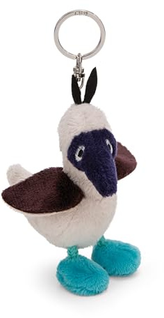 NICI Schlüsselanhänger Blaufußtölpel Sula 10cm beige - Plüsch-Begleiter Kuscheltieranhänger mit Schlüsselring für Schlüsselband, Schlüsselbund & Schlüsselhalter