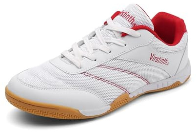 Hixingo Badminton Shoes, Men Womens Tennis Shoes Lightweight Mesh Trainers, 3.5-10.5 UK Cushioned Trainers for Volleyball, Table Tennis, Badminton
