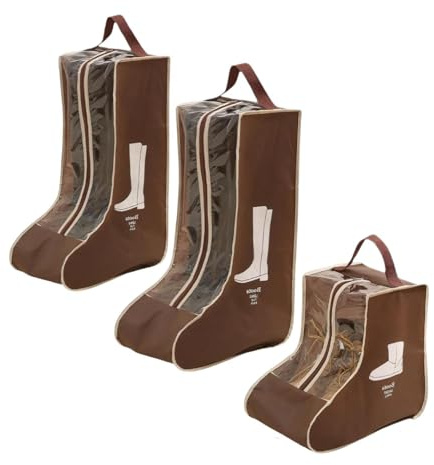 LeeQinersw Stivali da 3 pezzi borse da stoccaggio sacchetti di scarpe da scarpe per viaggi e stivali da protezione a prova di polvere giornalieri trasportano la
