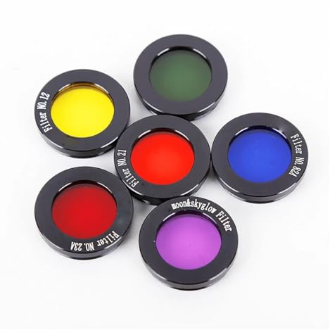 Accesorios para telescopios astronómicos Juego de 1,25 Pulgadas (6 Piezas) for Lentes oculares de telescopios astronómicos