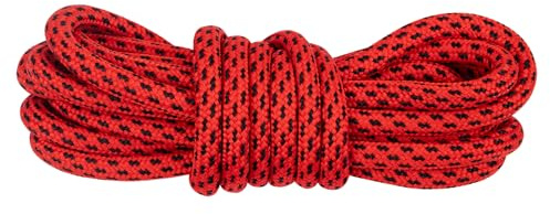 Lakeland Active Grasmoor Walking Boot Laces - Red-Black - 120 cm - 47 inch (1 Pair)