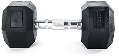 Athlyt - Hexagon Hanteln, 12.5 kg, Schwarz