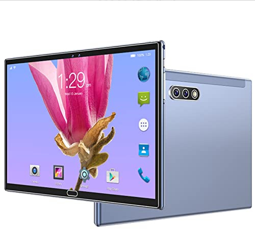 Tablet 10.1 pulgadas IPS HD Display,Slim Windows Tablet PC Android 11.0 sistema con 4 GB de RAM, USB 3.0, 5MP y 2MP cámaras, 5G WiFi, 1.3 GHz Octa Core, GPS, Dual 4G SIM/SD(gris)